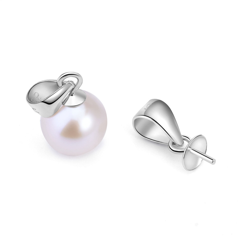 S925 Sterling Silver Pendant With Empty Pearl Holder