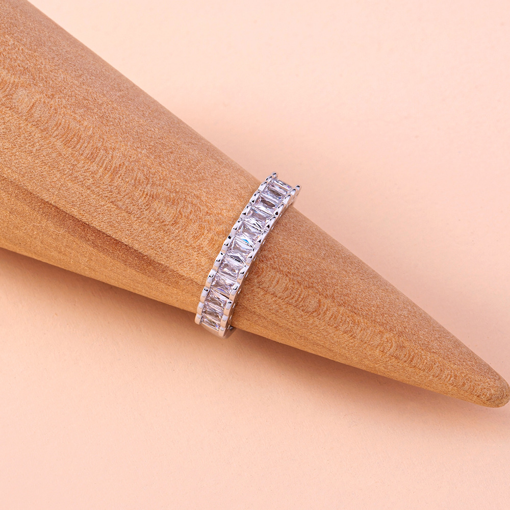 Zircon Ring Opening Adjustable Ring Female