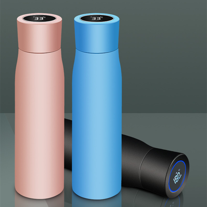LED UV Disinfection 316 Stainless Steel Vacuum Flask Display