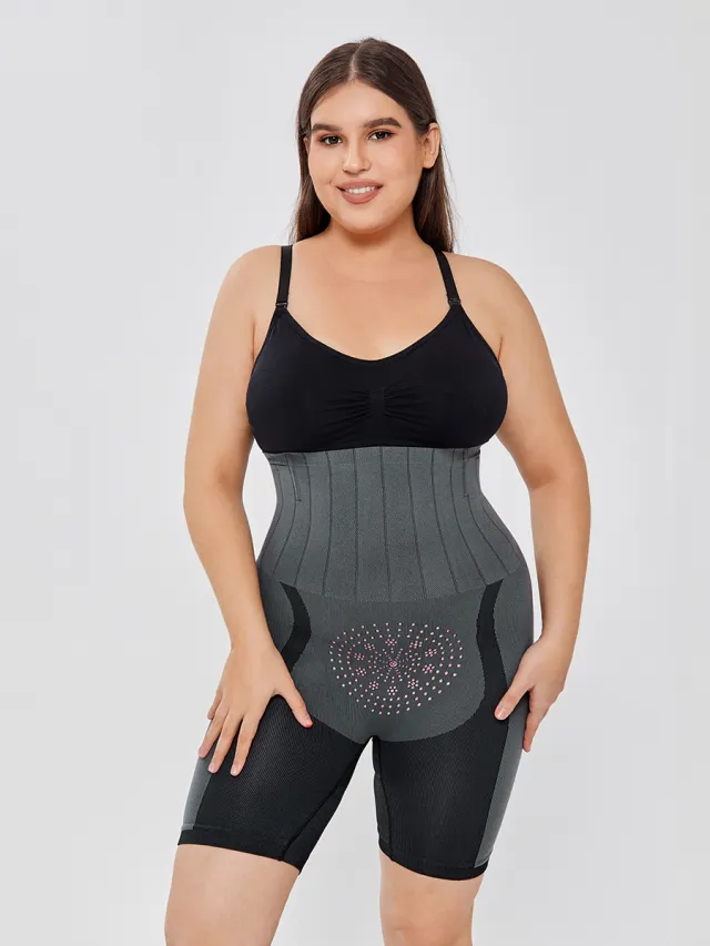 Quantum Energy Chip High Waist Shaping Shorts Underwear Thigh Slim Pants Black - Shop at LoveMi