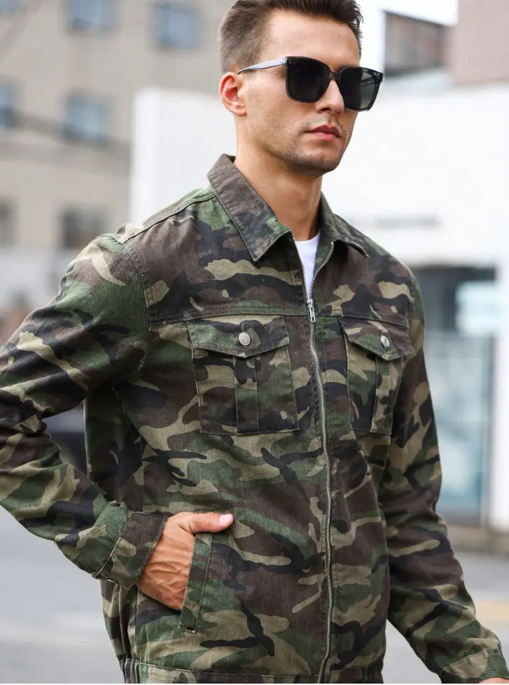 Form-fitting Denim Jacket For Men