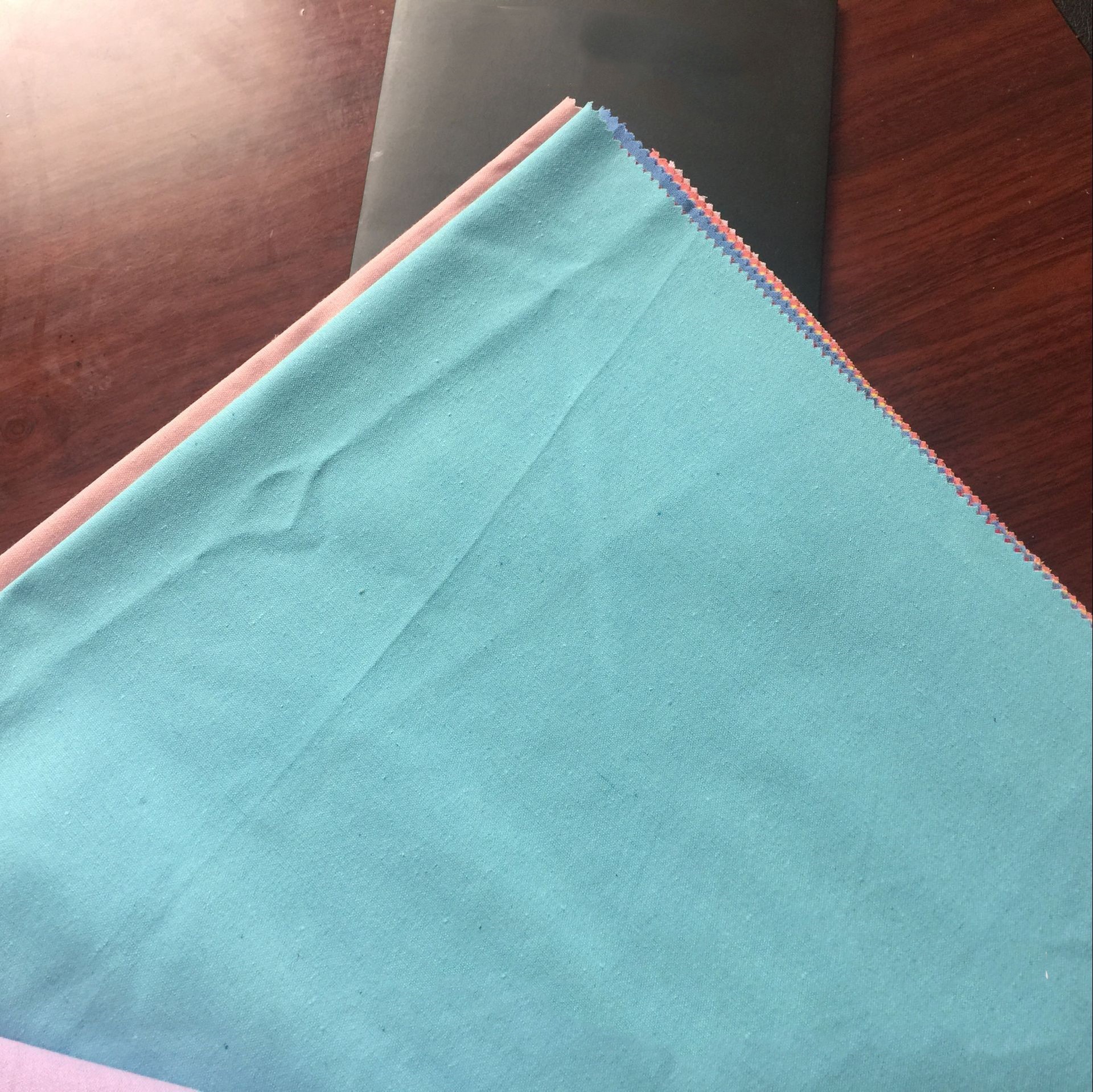 Linen Dyeing Cloth Plain  Sand Release Curtain Cloth
