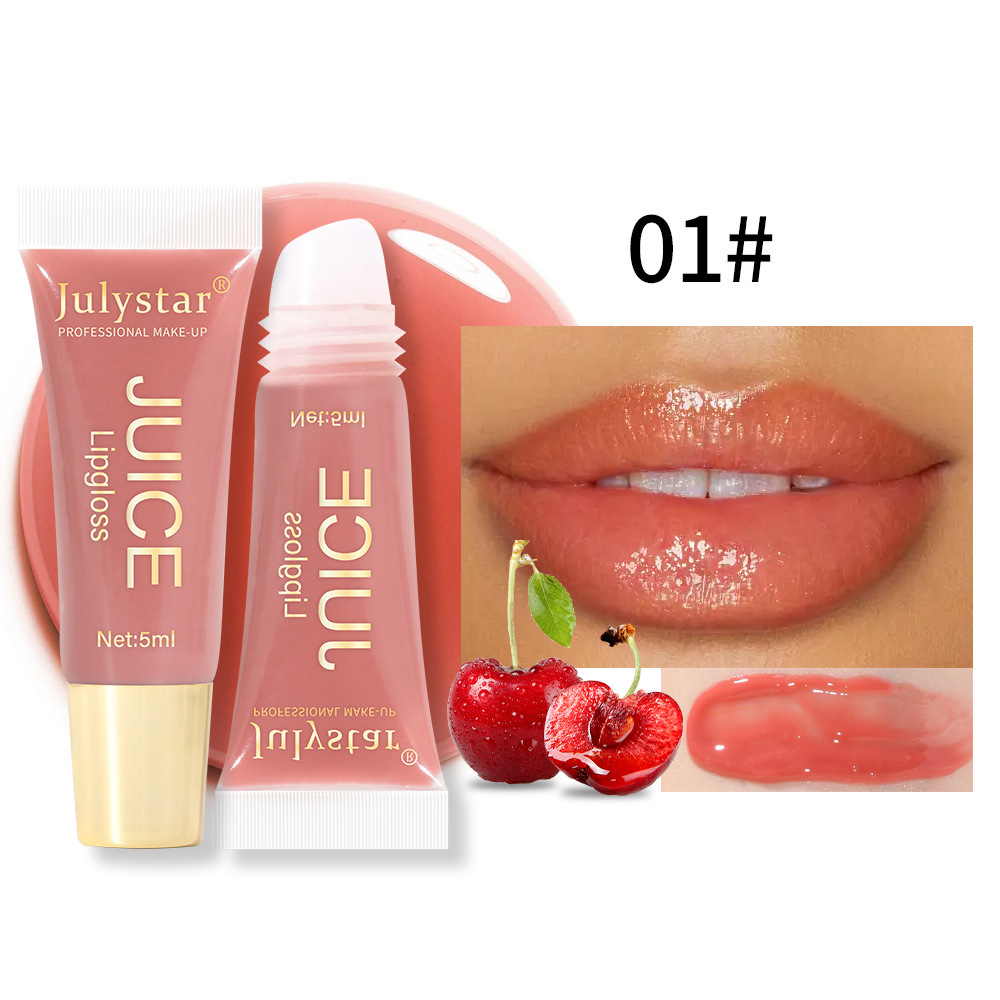 Natural And Long-lasting Moisturizing Mirror Lip Oil With Fruit Flavor, Plump Lips, Moisturizing Water Gloss Lip Gloss For Beauty Makeup — foto 5