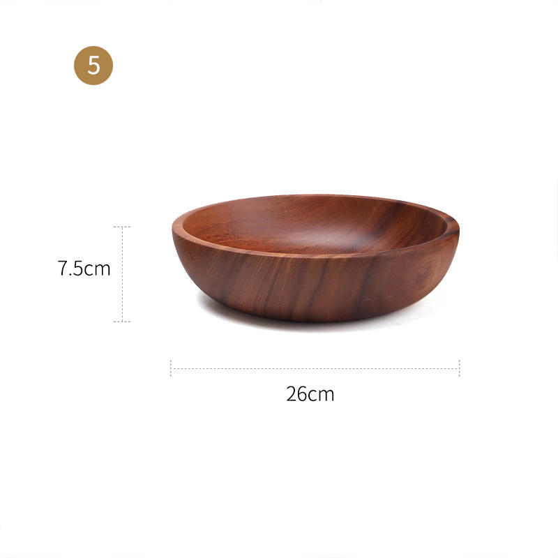 Large And Small Log Rice Bowl Tableware Hotel Restaurant Kitchen - Image 10