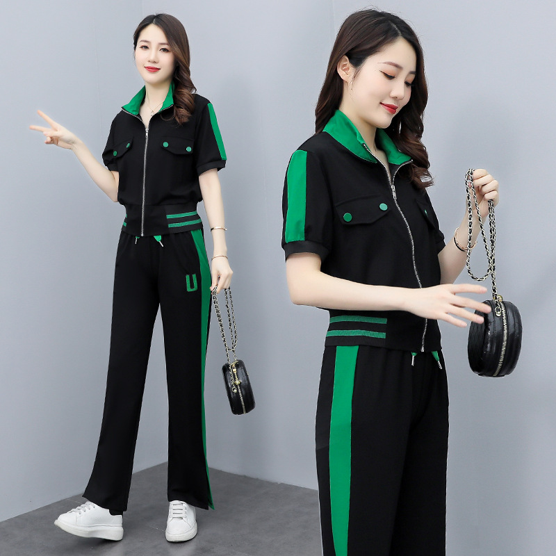 Title 7, Womens Fashion Short Sleeve Casual Sports Suit...