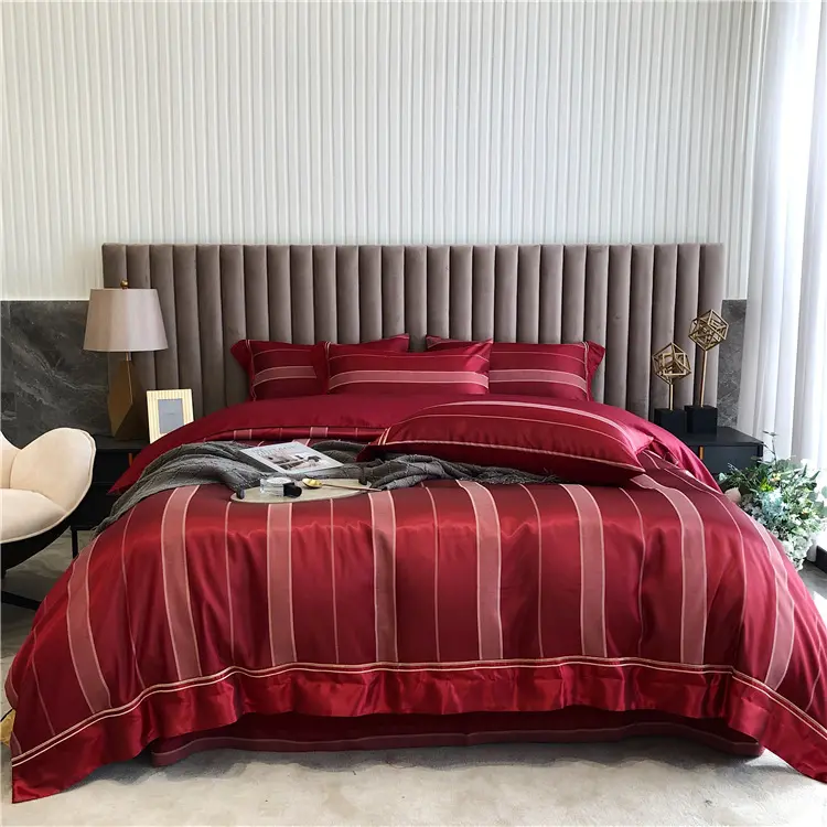 Pure Cotton Four-piece Light Luxury Simple Spring