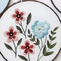 Embroidery Novice Primary Ribbon Embroidery Simple Three-dimensional - Fresh Flowers13 - View 1