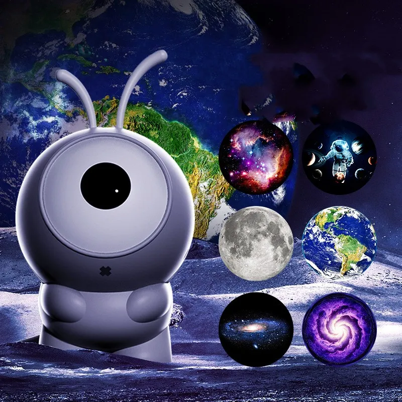 Rechargeable Galaxy Projector Lights 6in1 LED Planetarium Starry Sky Night Lights Rotating Constellation Projector Lamp Decor – image 6