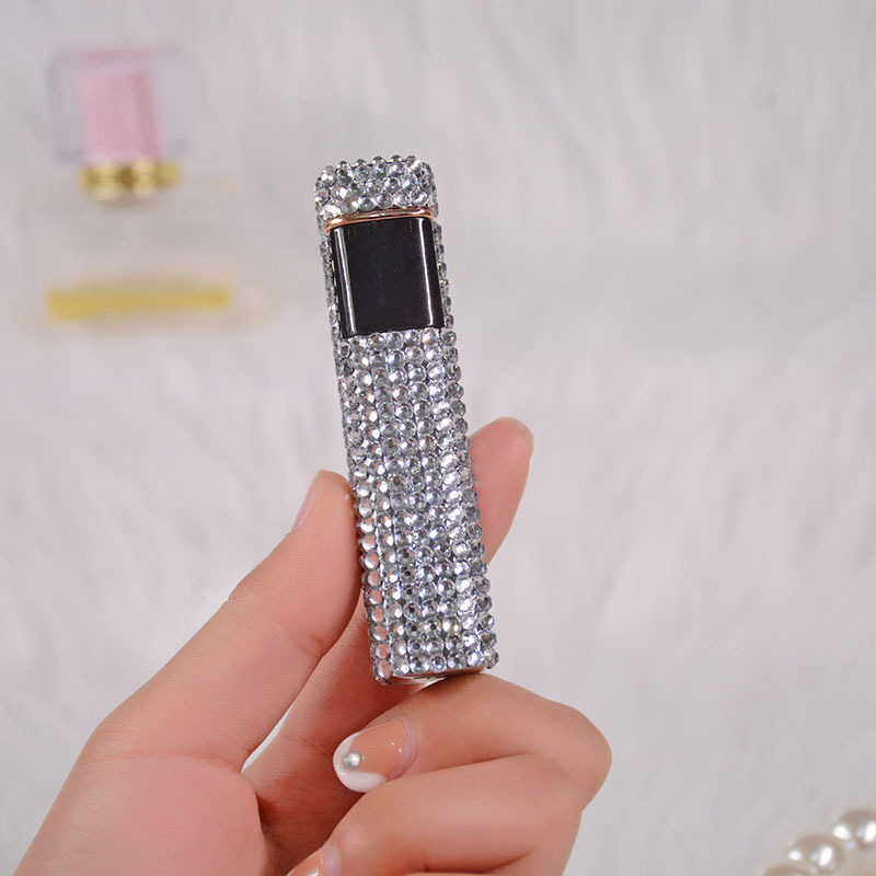 Title 3, Rhinestone Touch Screen USB Rechargeable Windpr...