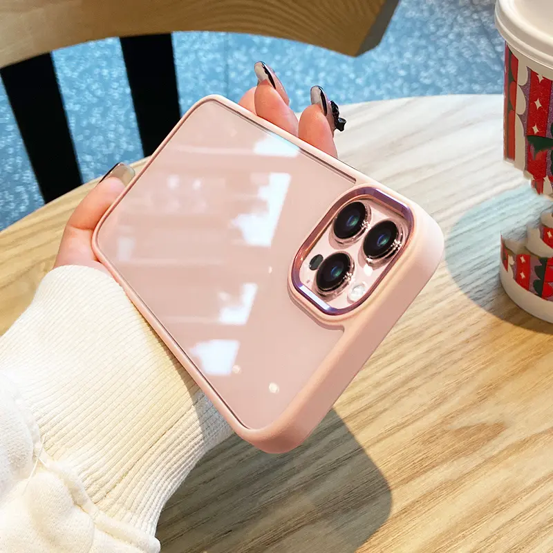 Mobile Phone Case Shatterproof Eagle Eye Metal Lens Key
