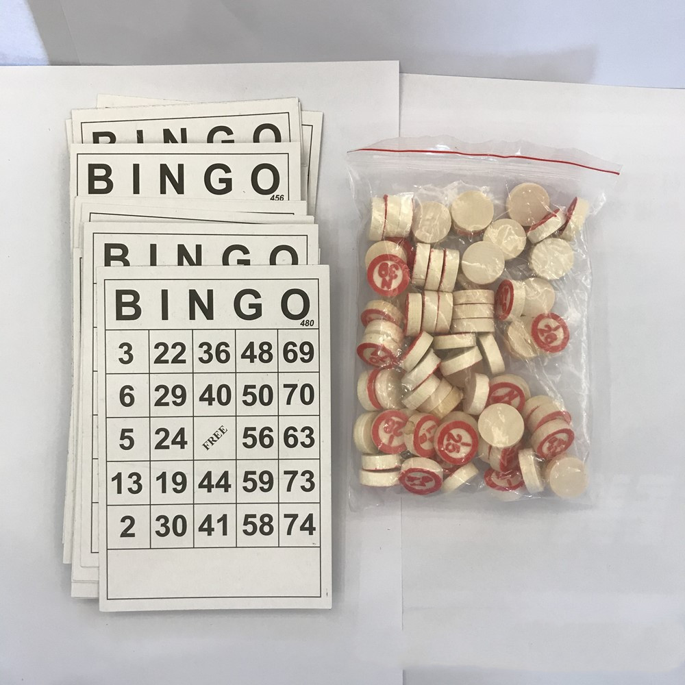 Title 1, Wooden Old Soviet Lotto Game About 250 Grams