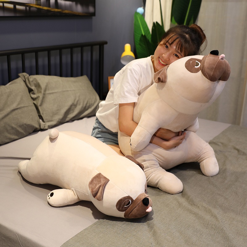 Puppy Pug Doll Down Cotton Stupid Pug Soft Pillow Home Pillow