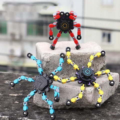 Deformed Fidget Spinner Chain Toys for Children Antistress Hand