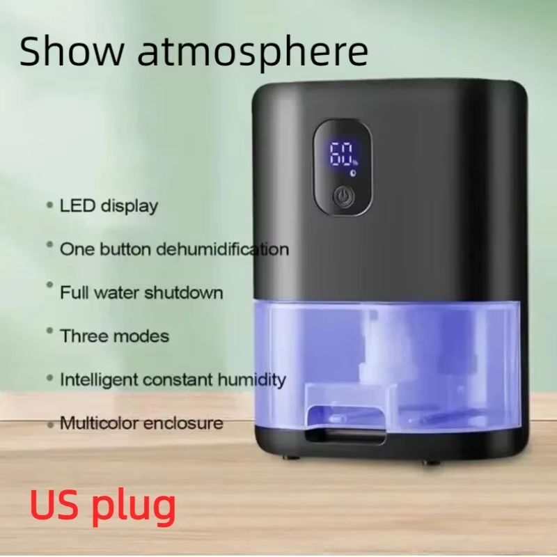 Portable Dehumidifier, 500-600ml Dehumidification Capacity