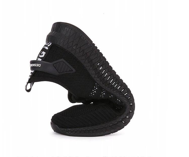 Title 7, Soft sole casual breathable flying woven mesh s...