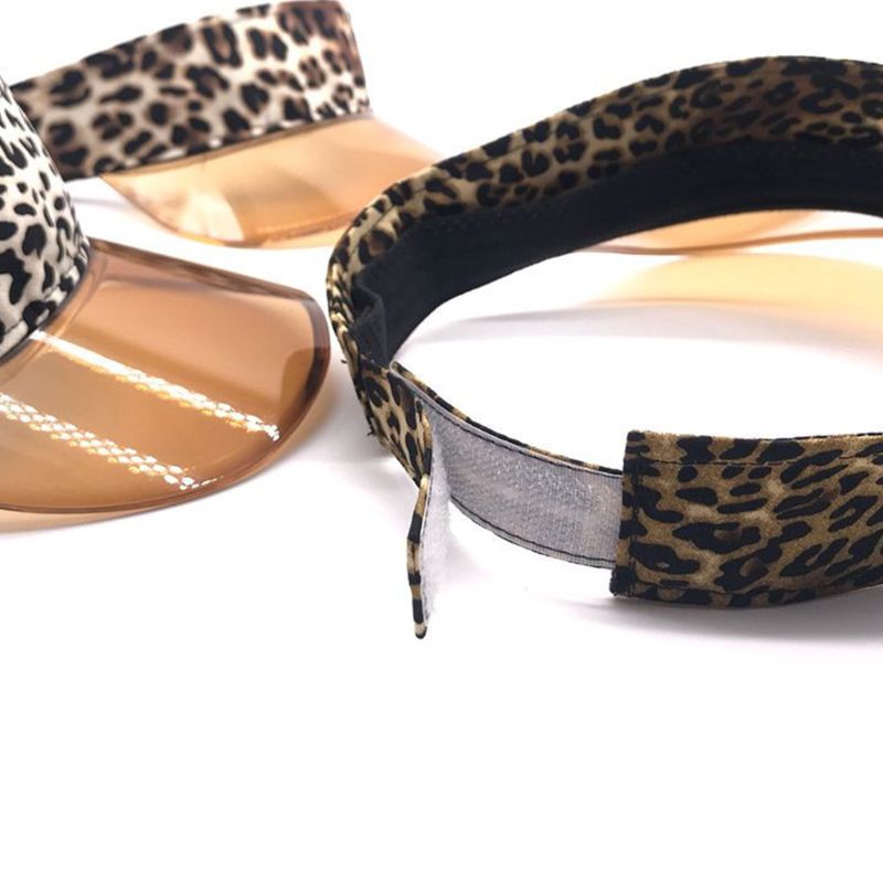 Korean Style Personalized Leopard-print Brim Top Hat