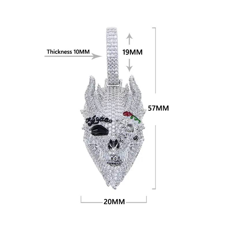 Simple And Creative Skull Pendant Necklace