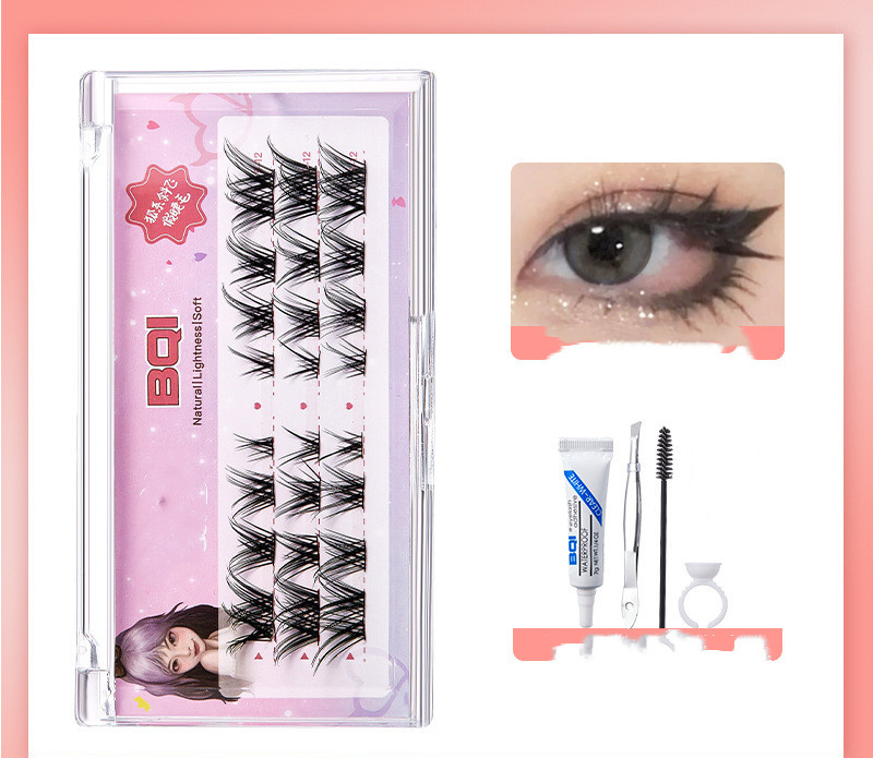 False Eyelashes 3Rows Plus Kit