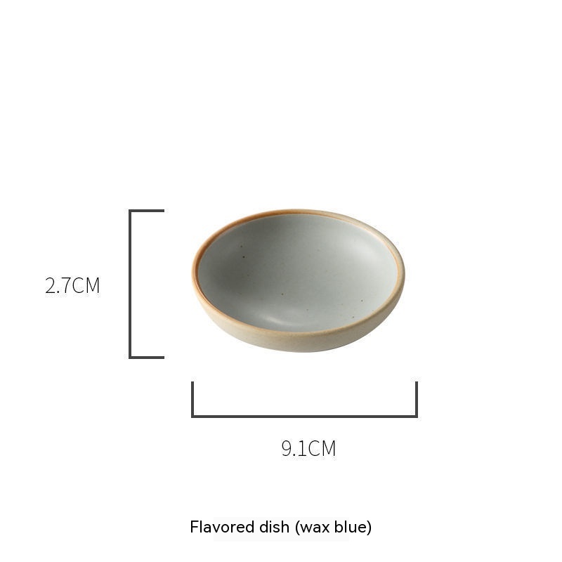 Ruyi Sauce Dish Blue