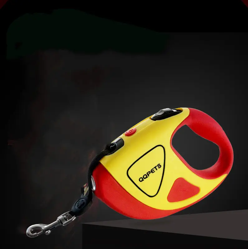 Pet Dog Automatic Retractable Fiber Leash Night