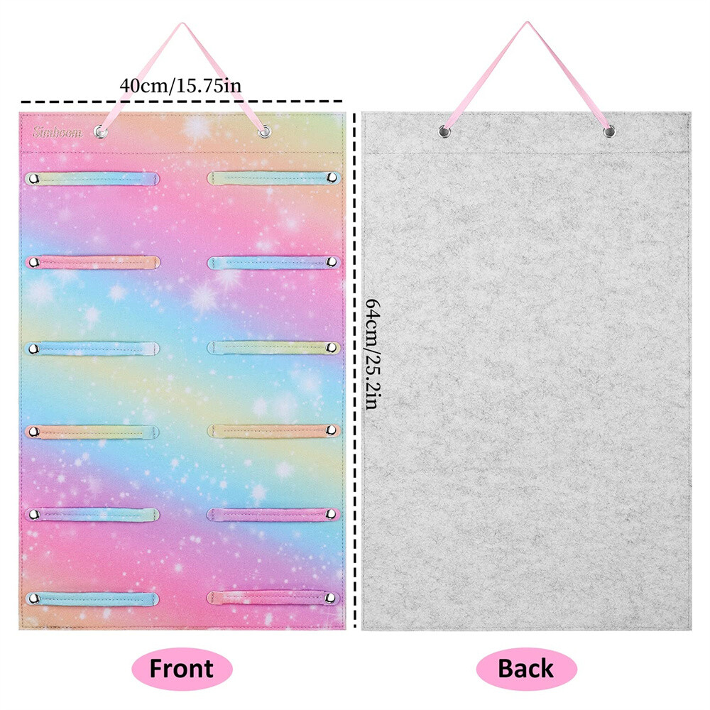 Girls Headband Holder Wall Hanging Hair Bow Organizer Display For Kids Room Deco — image 4