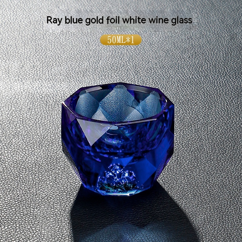 Title 5, Home 50ml Asterism Turquoise Wine Glass