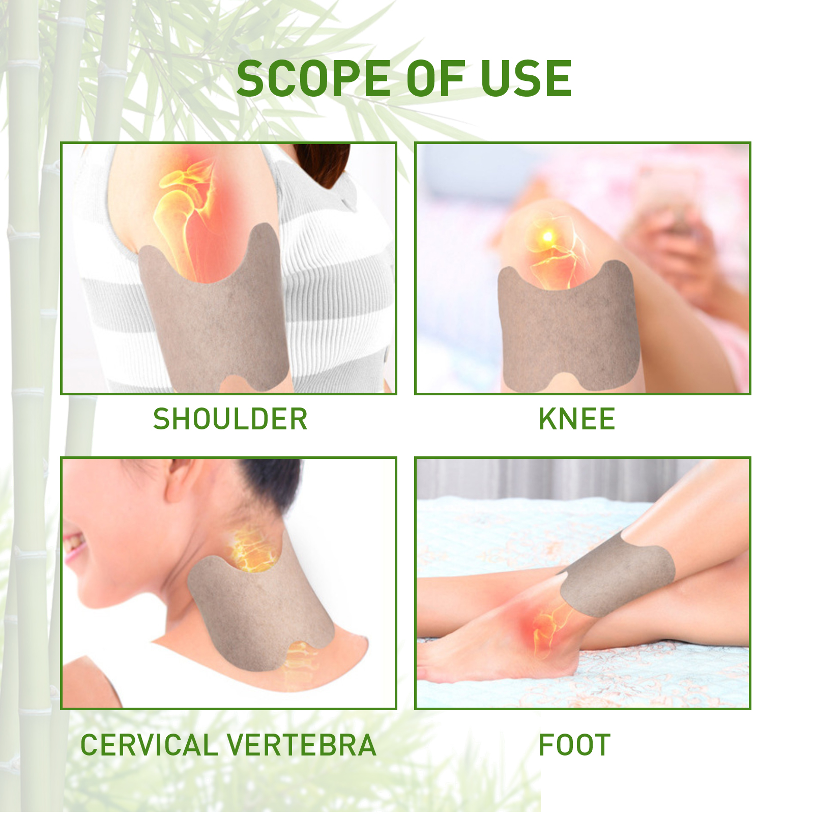 South Moon Knee Patch, Activating The Muscles And Bones To Relieve Pain Of Lumbar Vertebrae Joint Wormwood Patch