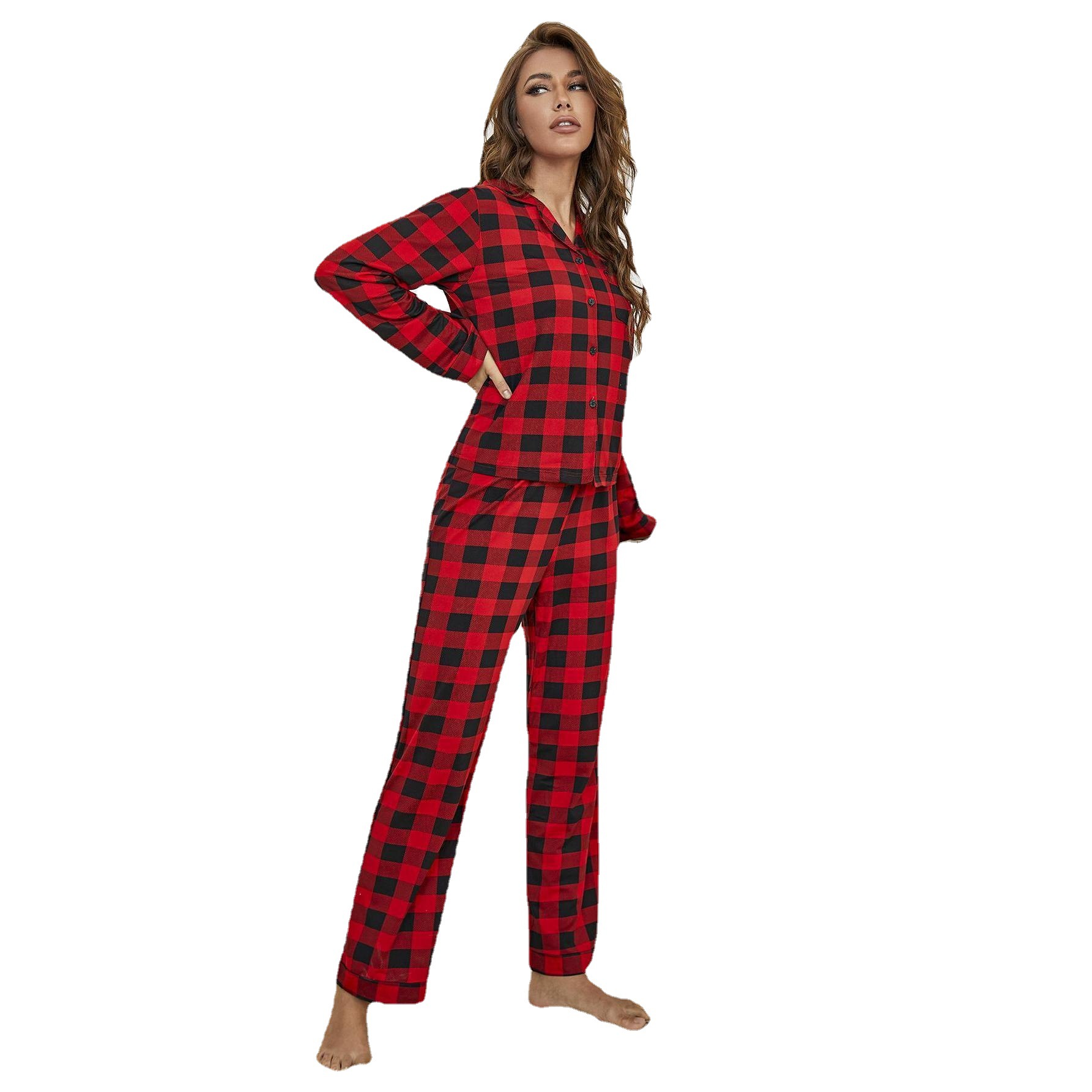 Title 3, Cardigan Shirt Trousers Casual Pajamas