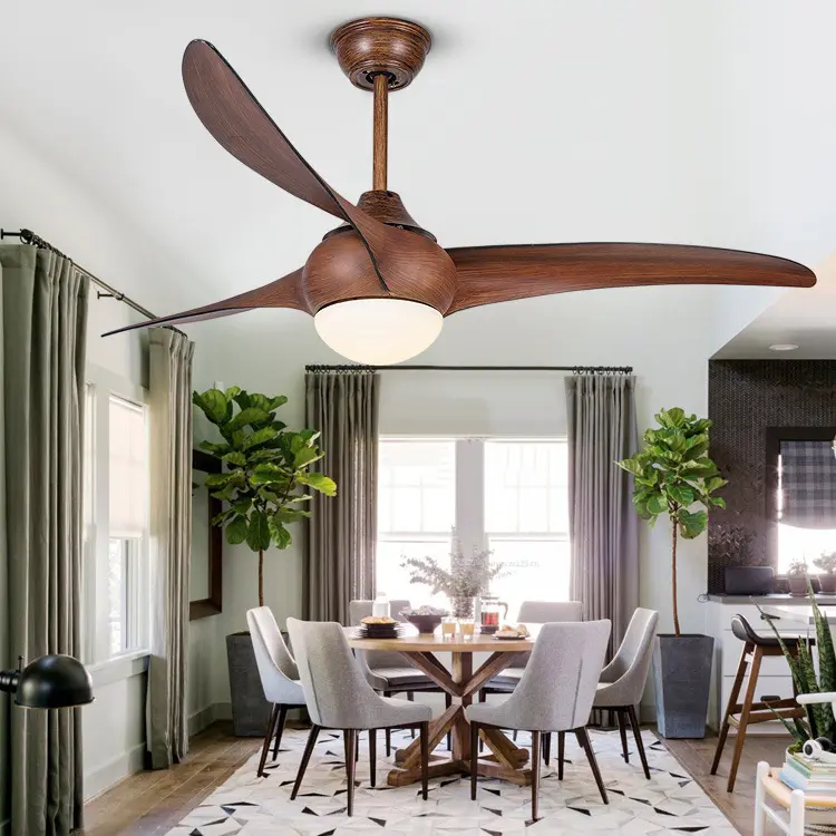 Creative American Fan Lamp Modern Living Room