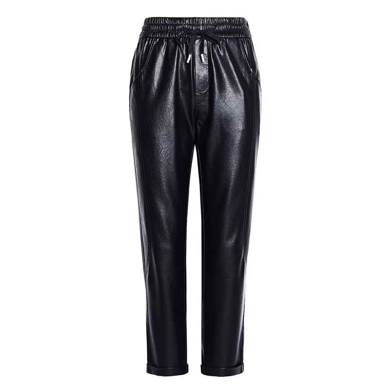 Title 9, Pantalon harem taille haute en similicuir PU, c...