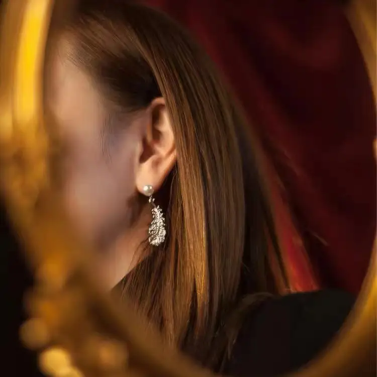 French Pearl Simple Premium Earrings
