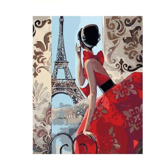 My Dress DIY Painting By Numbers Kit Pink Dress - Shop at LoveMi