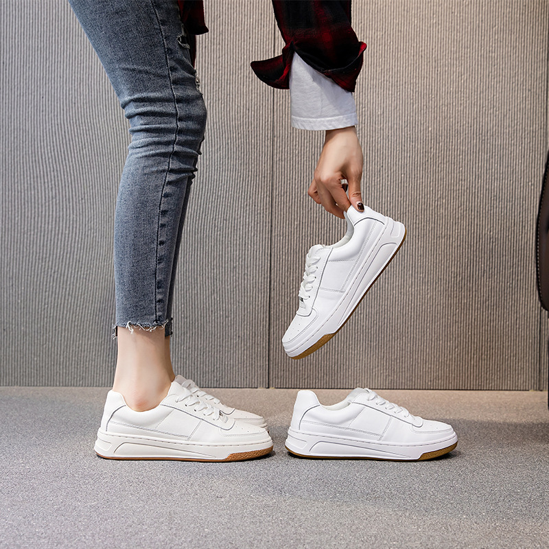 Women's Flat Sneakers Flat All Match Shallow Mouth