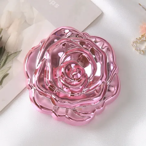 Rose Shape Compact Mirror