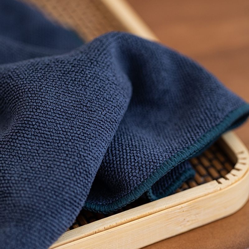 Cotton and linen thickened absorbent tea towel zen