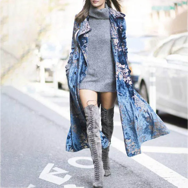 Fashion Long sleeved Double breasted Jacket Autumn And Winter Print - Shop at LoveMi