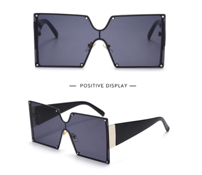 Title 2, One Piece Square Sunglasses