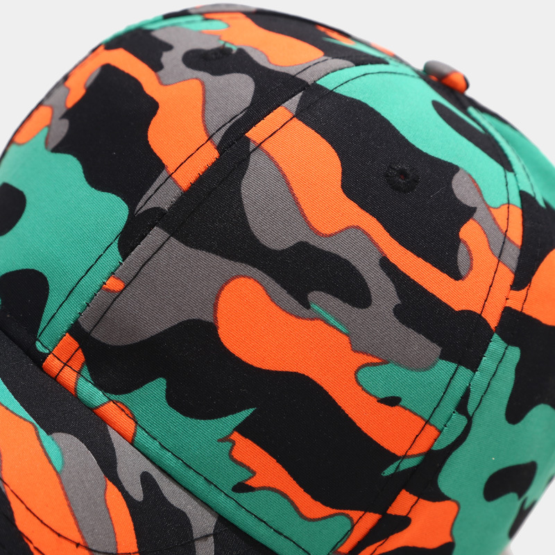 European And American New Ins Camouflage Baseball Cap Women