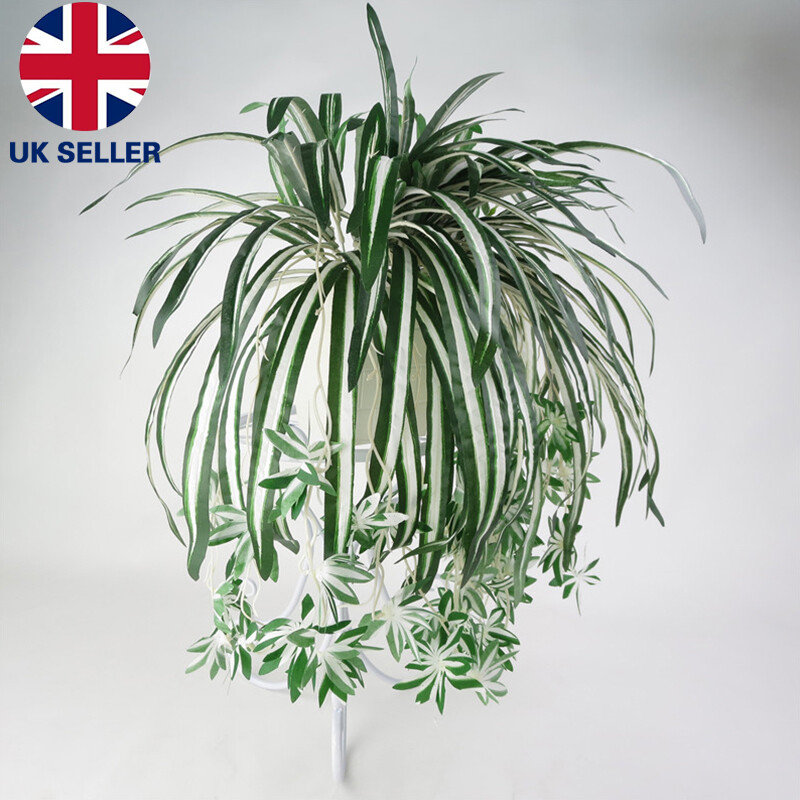 Hanging Artificial Flowers Spider Plant Chlorophytum