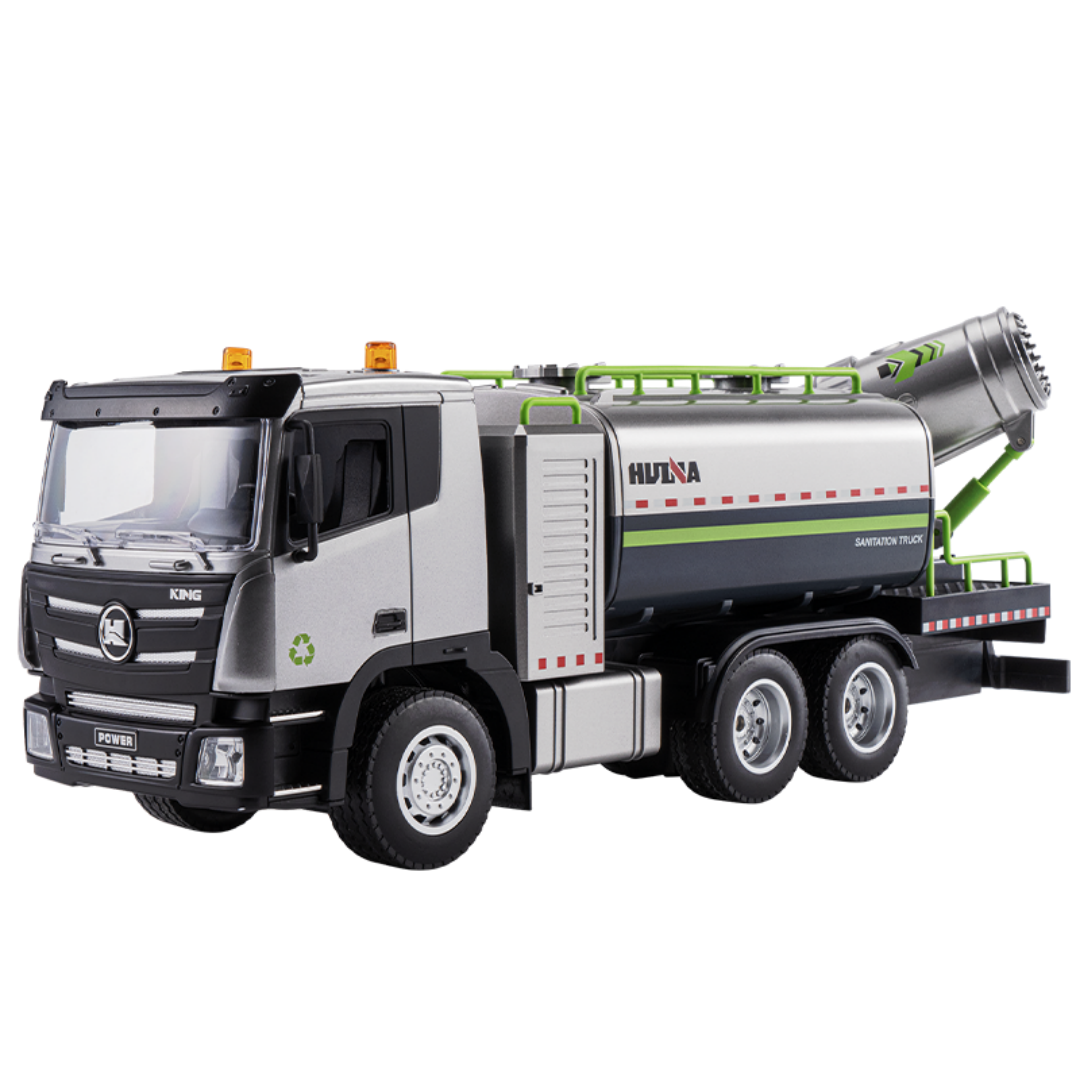 Huina 1316 1-18 Semi-Alloy Remote Controlled Fog Cannon Truck Toy 3
