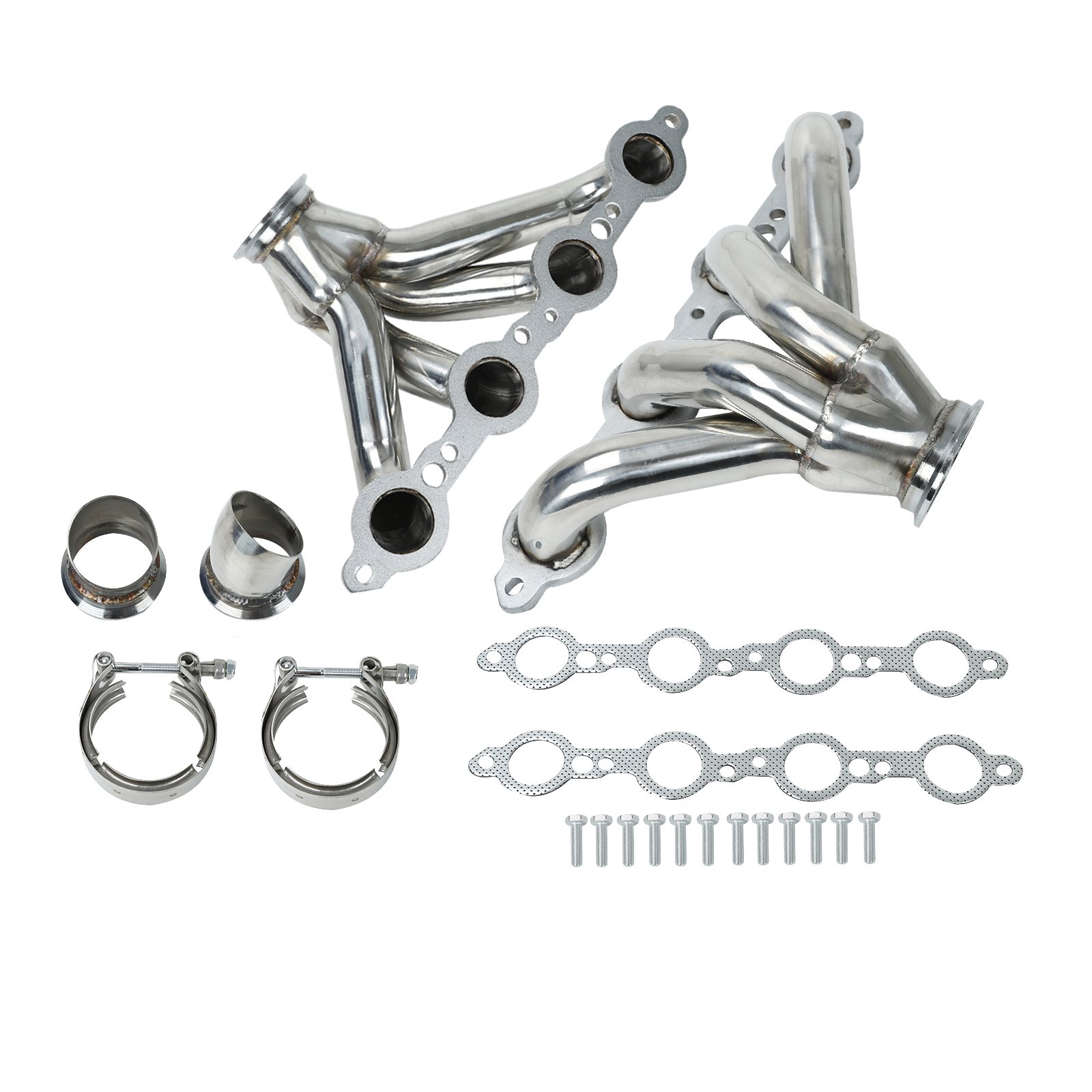 Exhaust Header For Chevy LS1 LS2 LS3 LS6 4.8L 5.3L 5.7L Ban The Sale Of Amazon - Image 3
