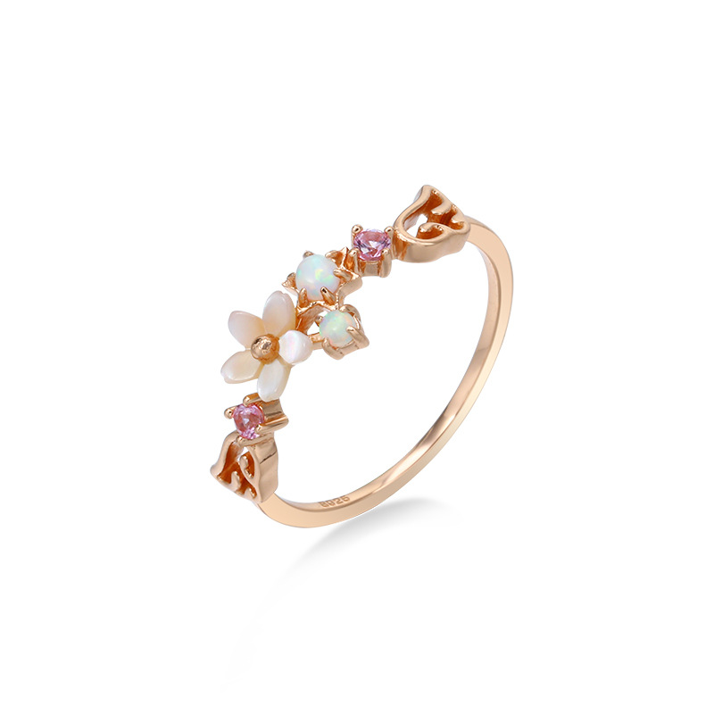 Title 1, Nouvelle Bague Langage des Fleurs Auspiciosa