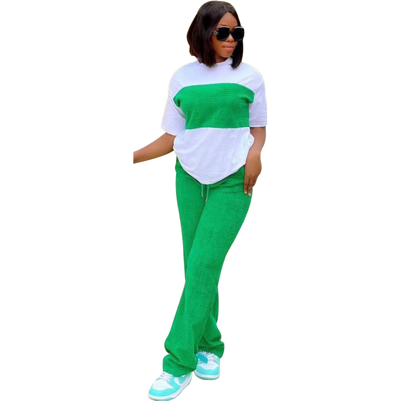 Title 6, Womens Fashion Simple Long Pants Short-sleeved...