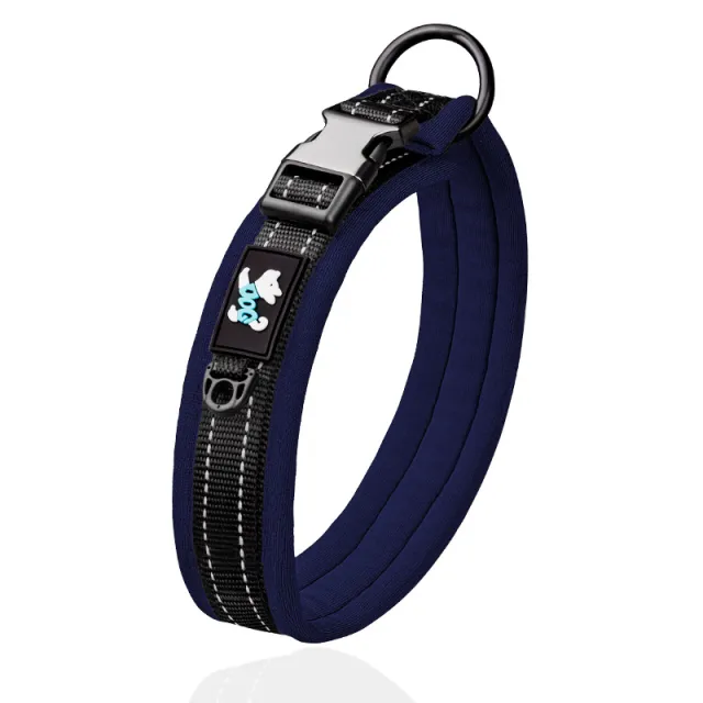 Pet Nylon Reflective Collar Leash Set Navy Blue - Shop at LoveMi