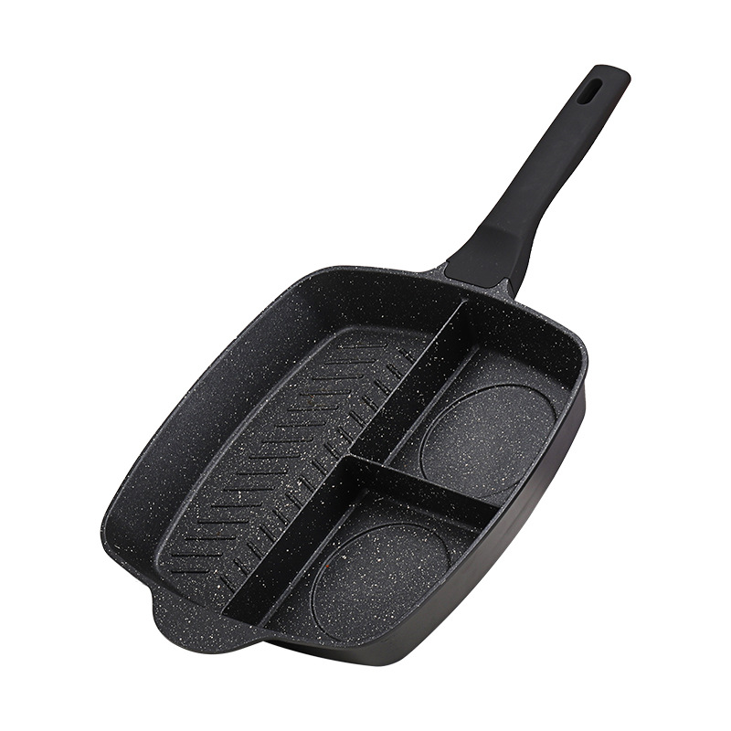 3in1 Black Breakfast Pan