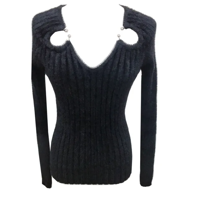 Fashion Knitwear Sweater For Women Black - Shop at LoveMi
