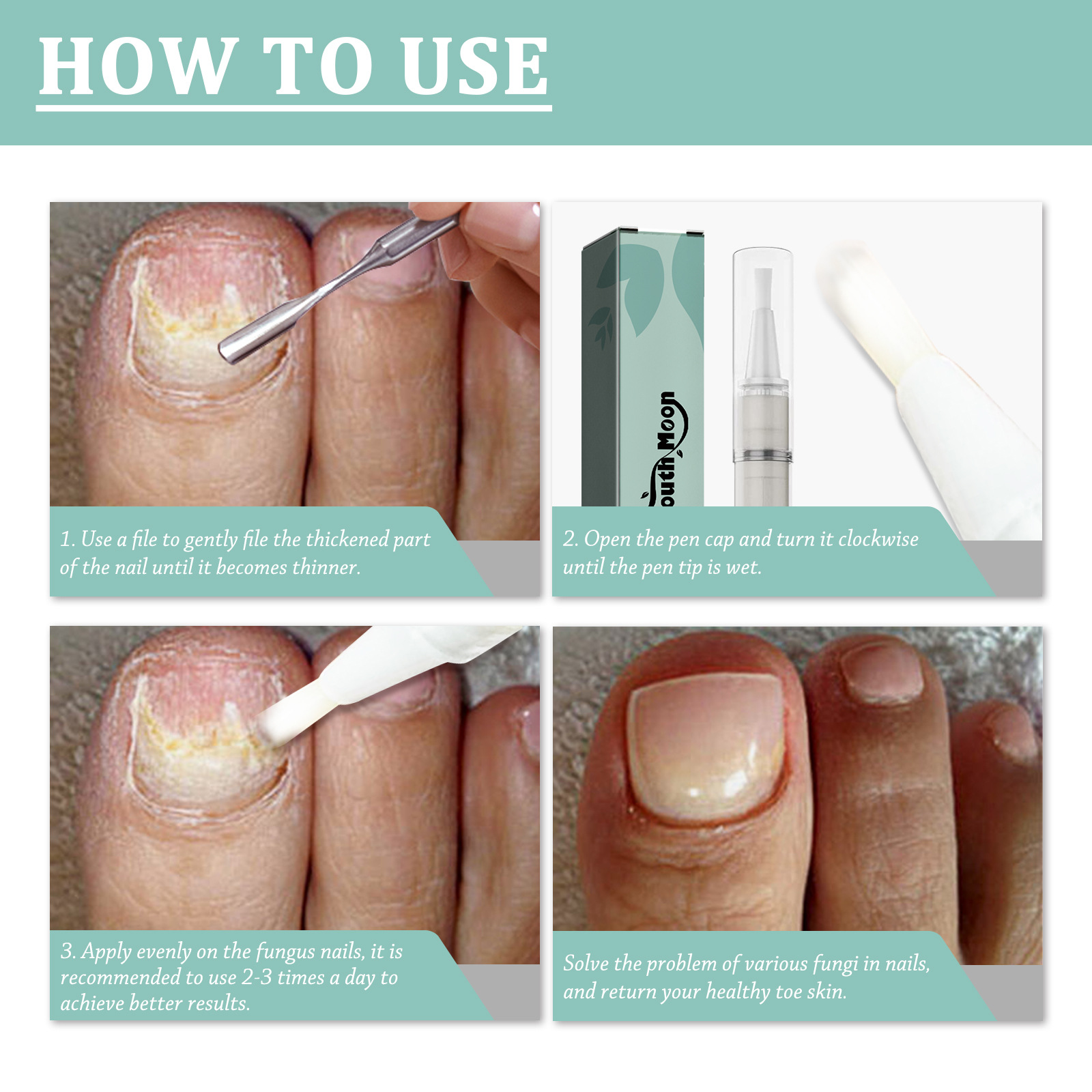 Nail Repair Pen Nail Removal Dead Skin Barbed Moisturizing Repair Pen - Image 2