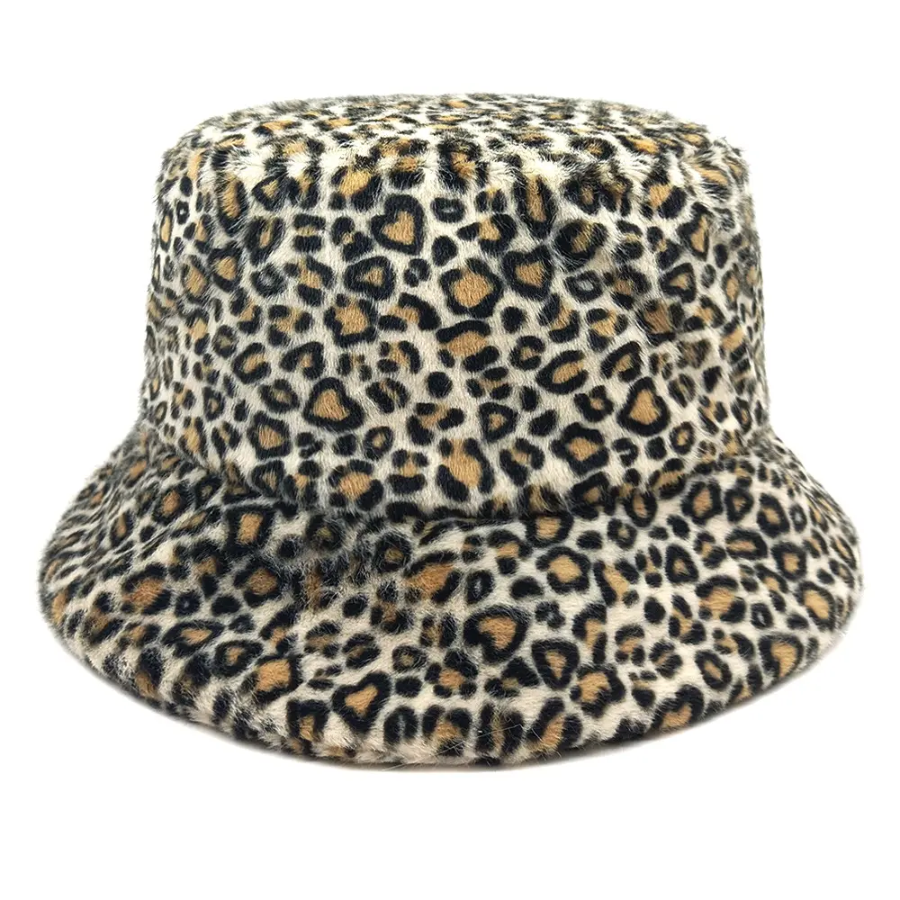 Trendy And Fashionable Leopard-print Boater Hat