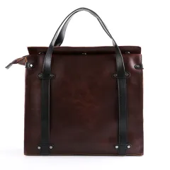 Casual Business Document One Shoulder Diagonal Computer Men's Bag - Coffee - View 1