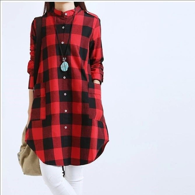 Title 2, Slim Fit Plaid Long Sleeved Shirt